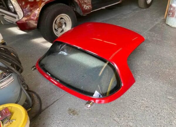 Mazda MX-5 Miata Removable Hardtop – Gloss Red with Rear Glass Window